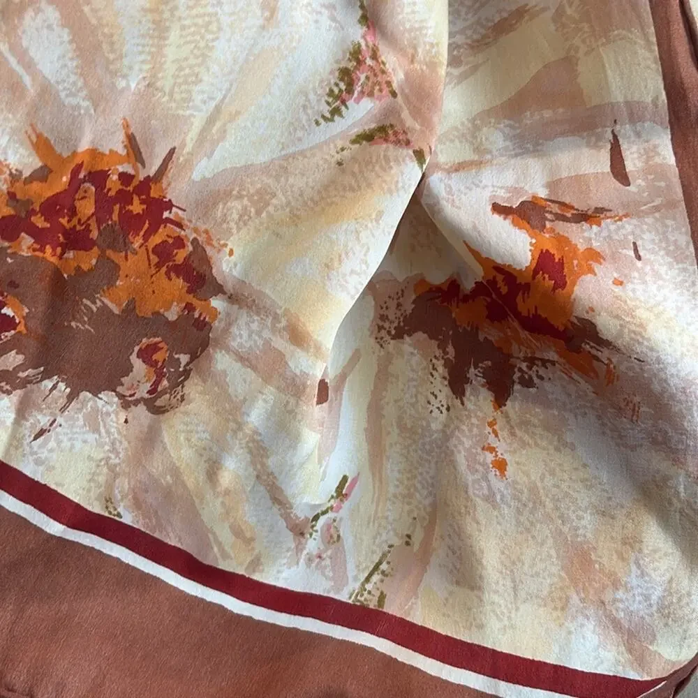 Bill Blass vintage  silk Splash Scarf